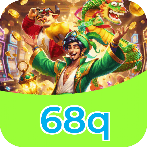 Interface do aplicativo 68q mostrando jogos disponíveis no iOS e Android